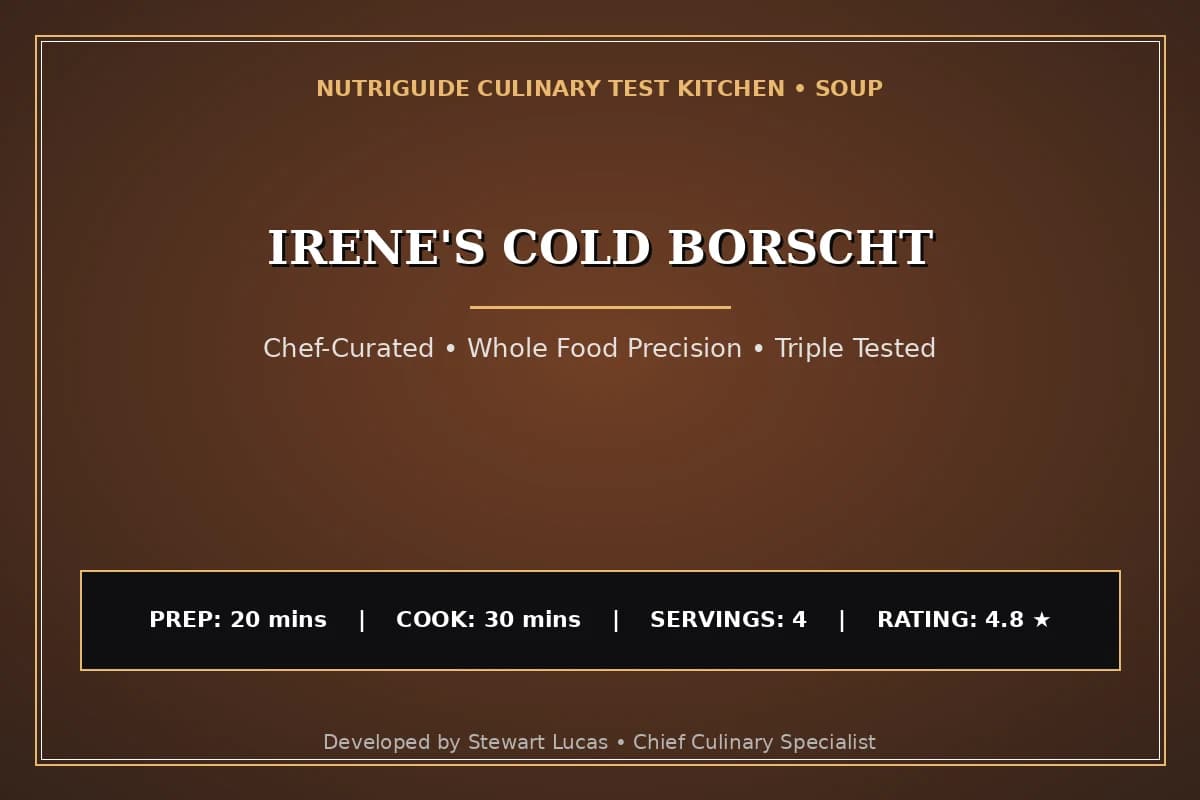 Irene'S Cold Borscht