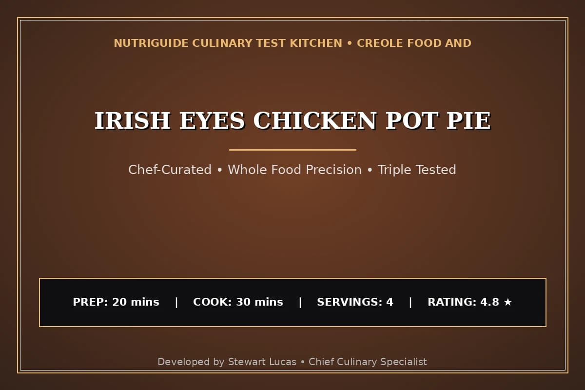 Irish Eyes Chicken Pot Pie
