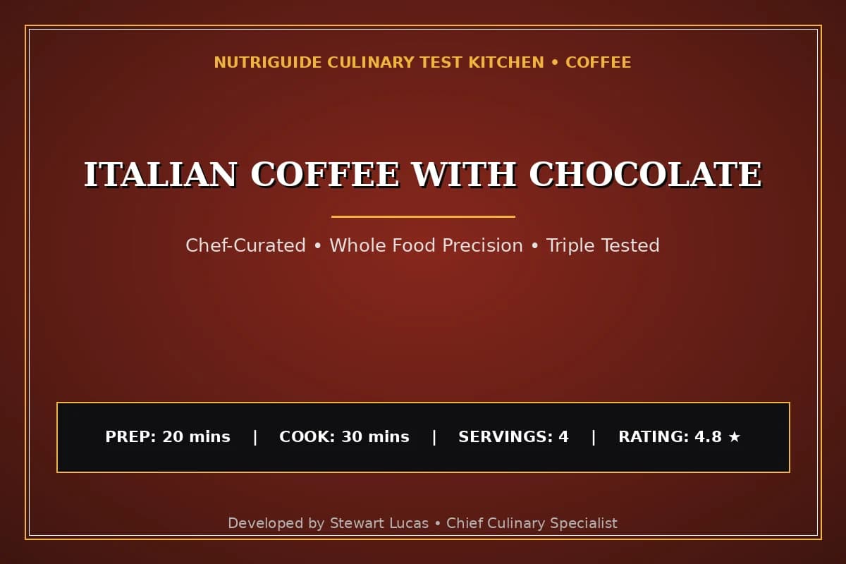 Italian Coffee With Chocolate