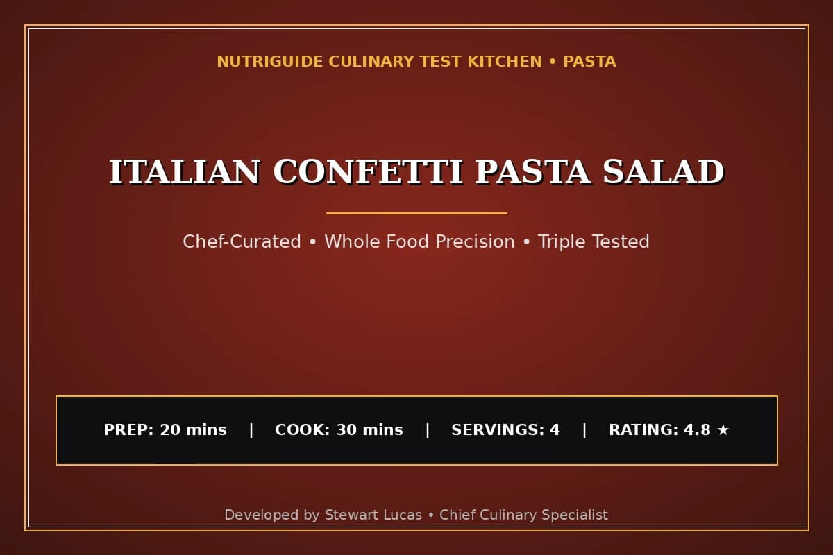 Italian Confetti Pasta Salad