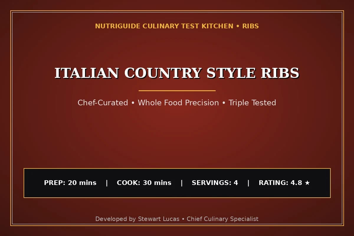 Italian Country Style Ribs