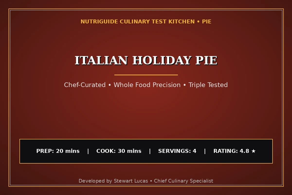 Italian Holiday Pie