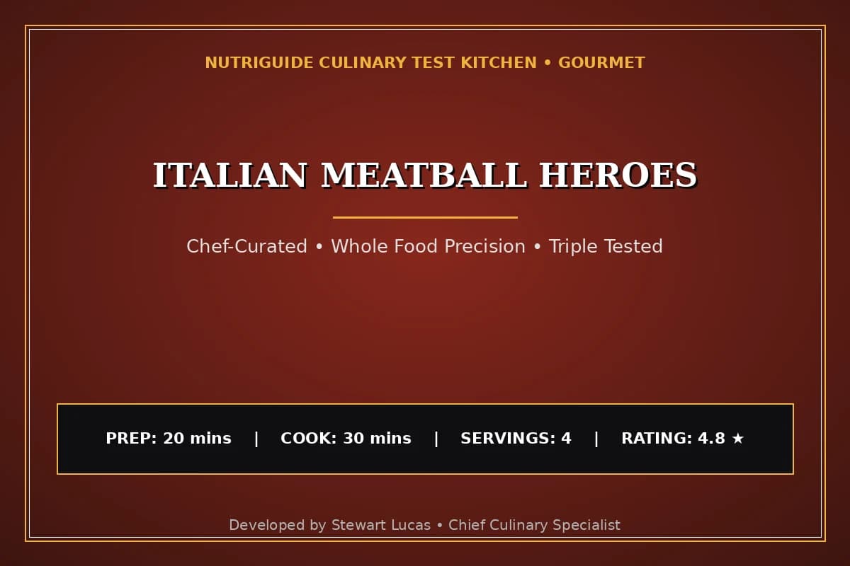 Italian Meatball Heroes