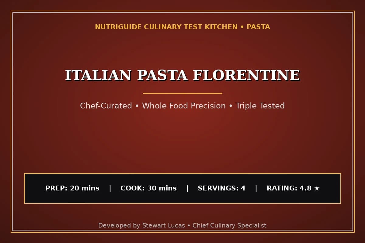 Italian Pasta Florentine