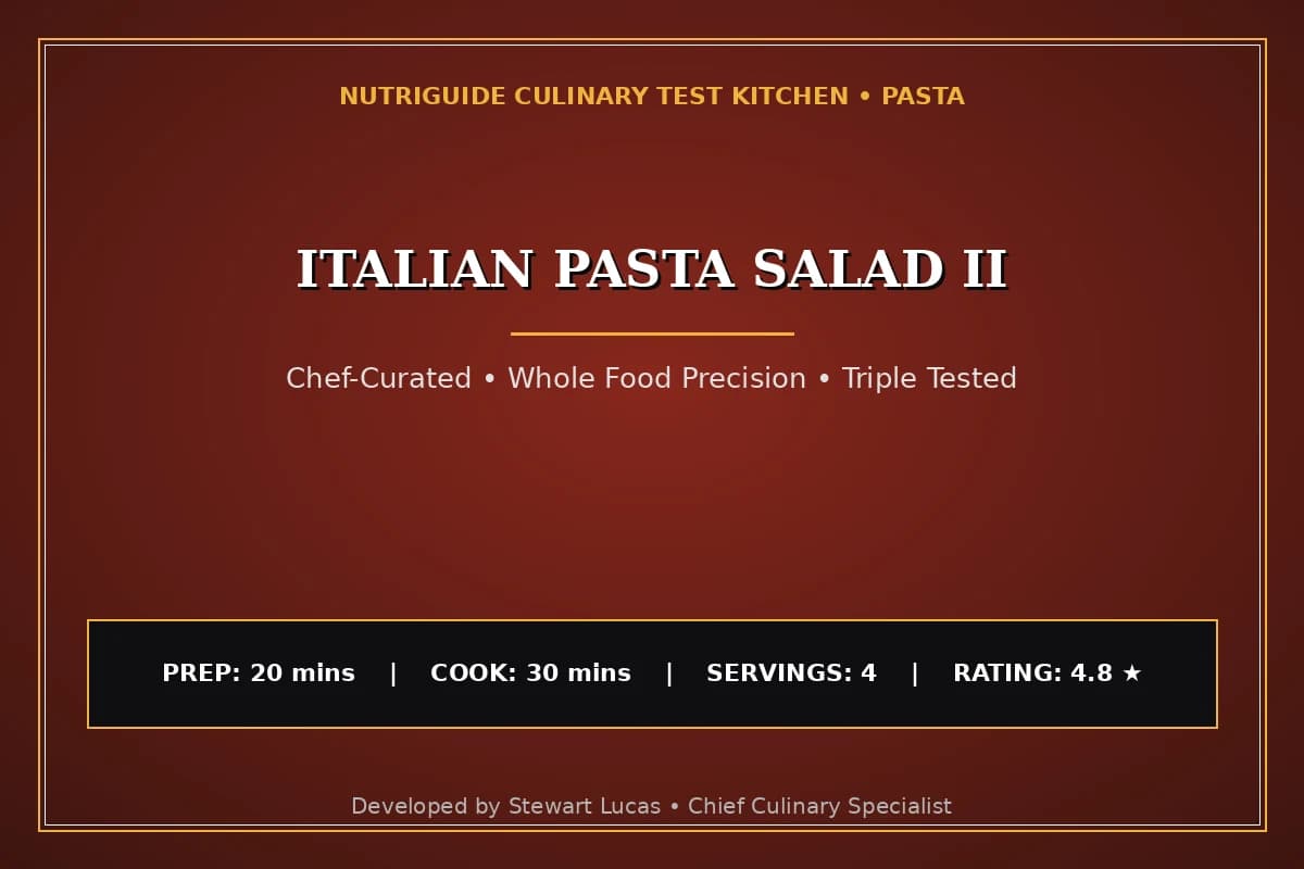 Italian Pasta Salad Ii