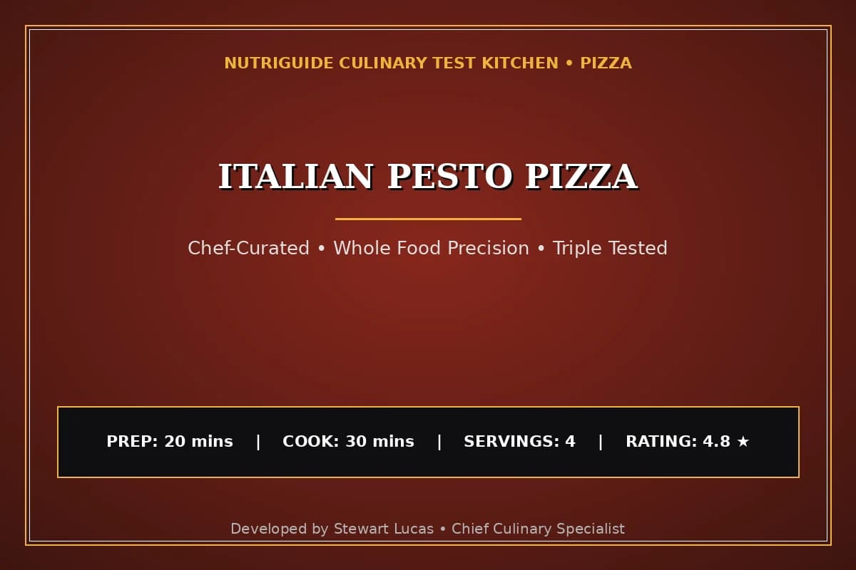 Italian Pesto Pizza