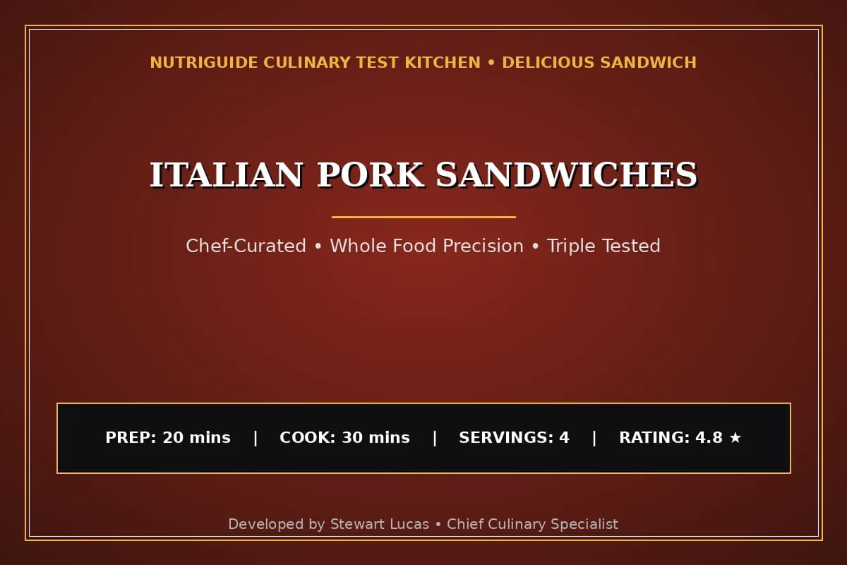 Italian Pork Sandwiches