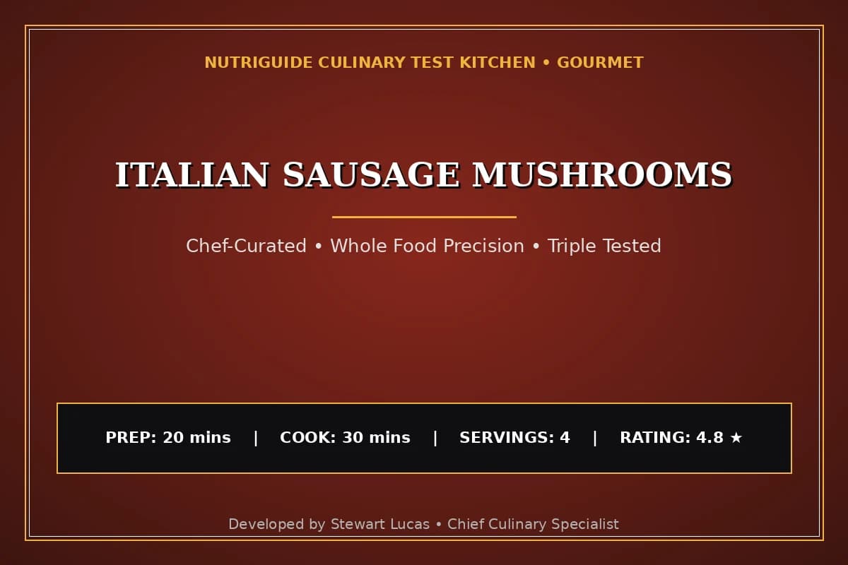 Italian Sausage Mushrooms