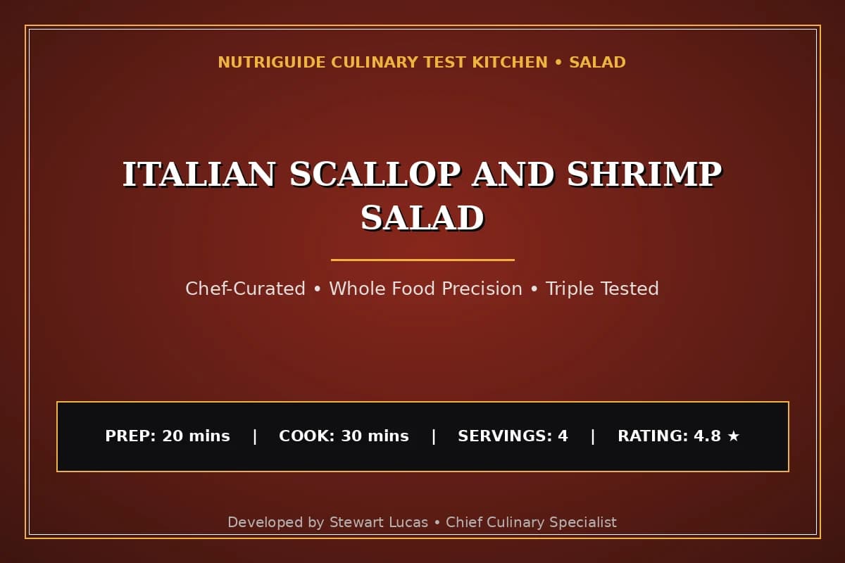 Italian Scallop And Shrimp Salad