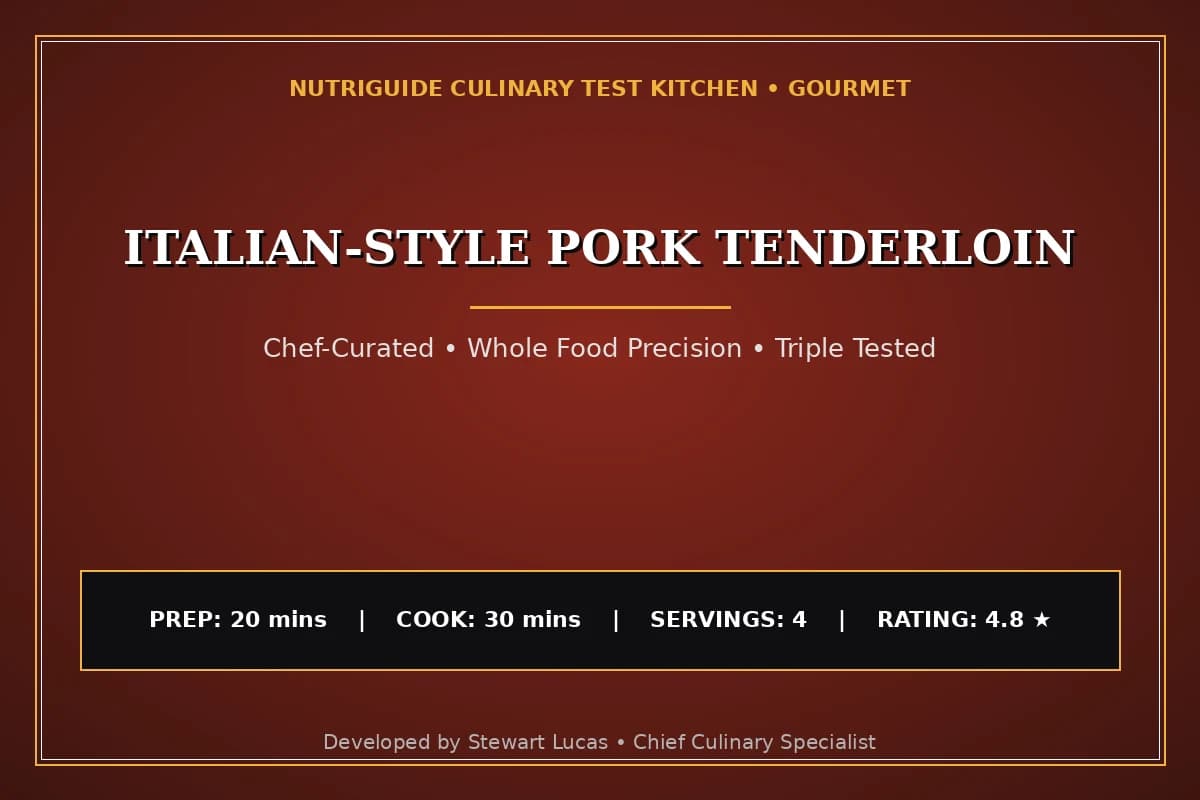 Italian-Style Pork Tenderloin