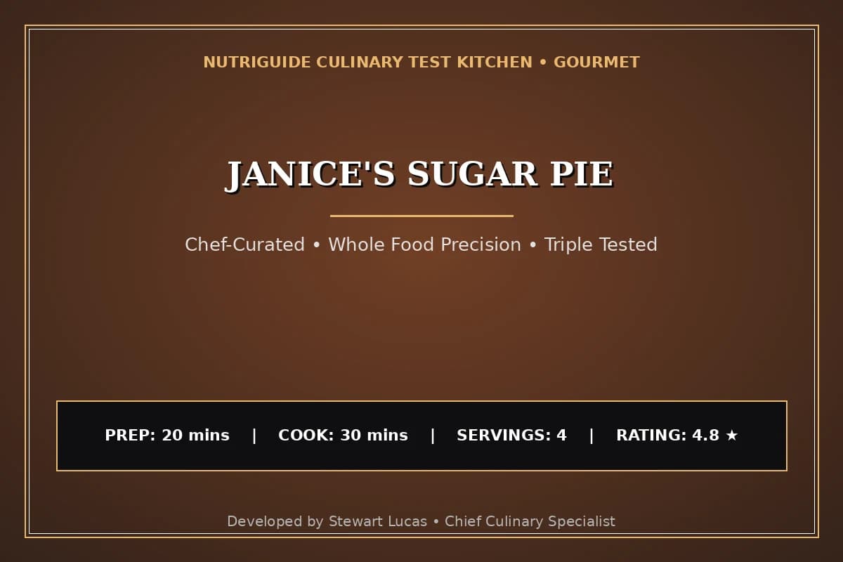 Janice'S Sugar Pie