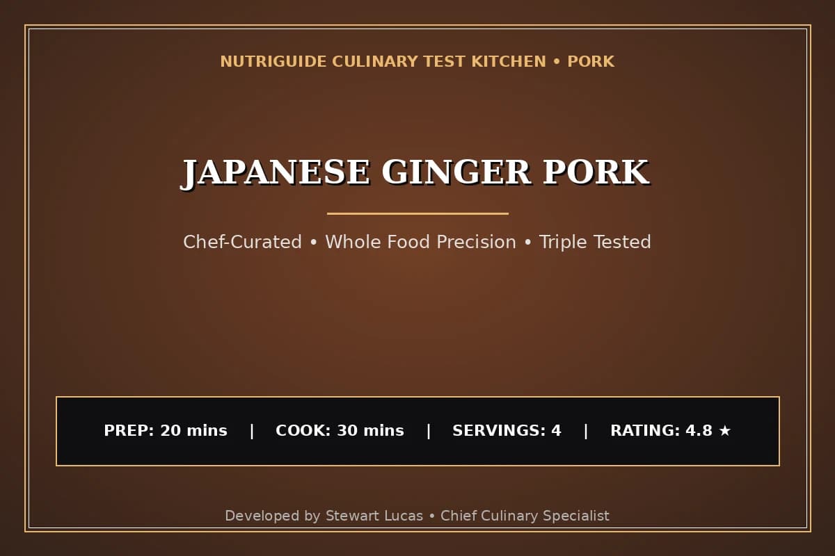 Japanese Ginger Pork