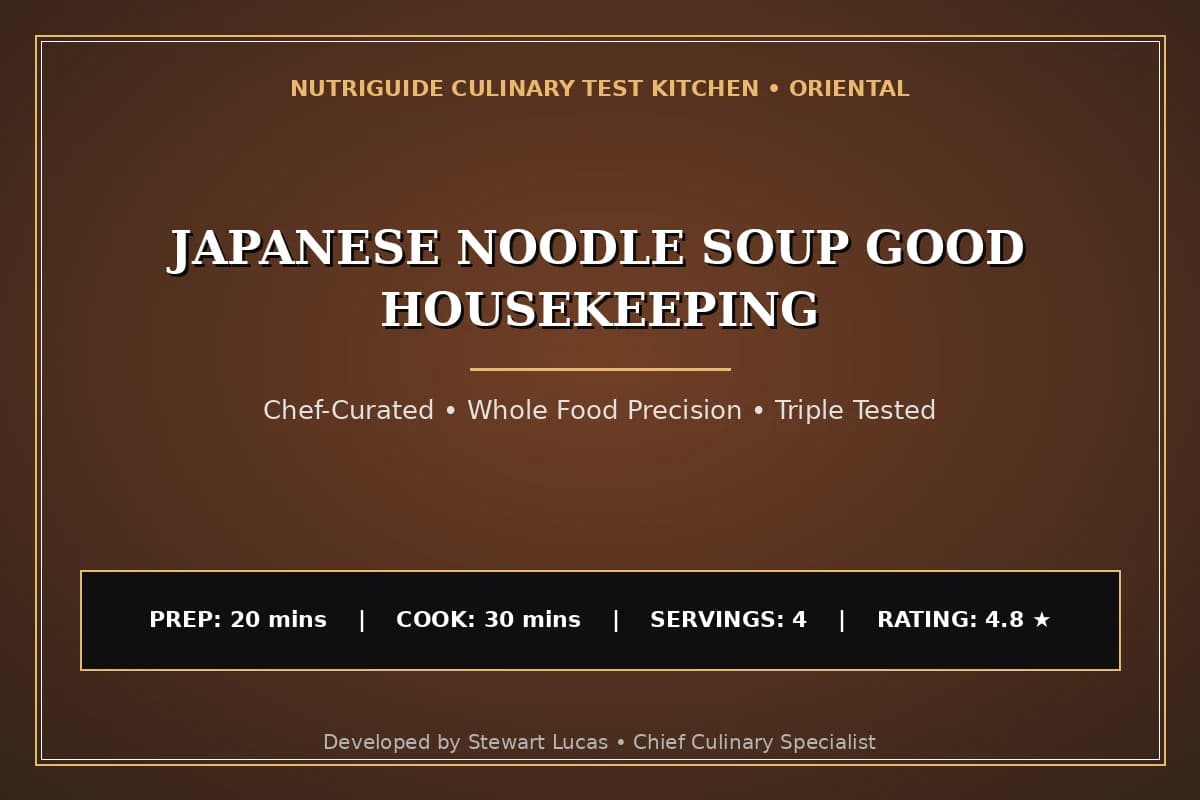 Japanese Noodle Soup Good Housekeeping