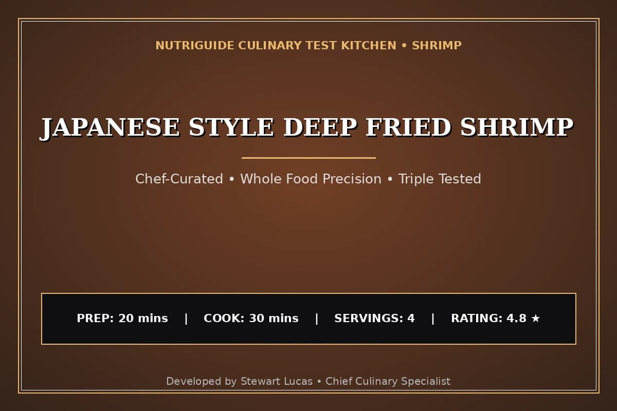 Japanese Style Deep Fried Shrimp