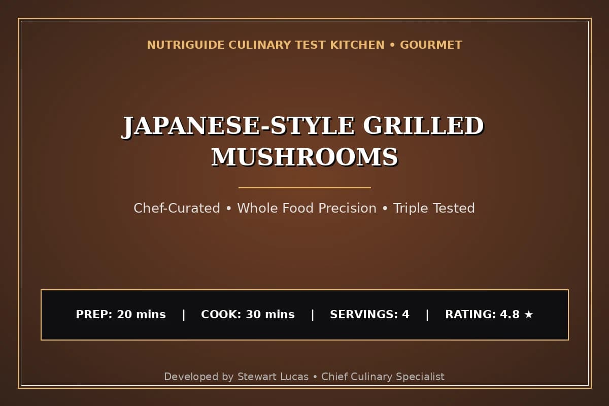 Japanese-Style Grilled Mushrooms