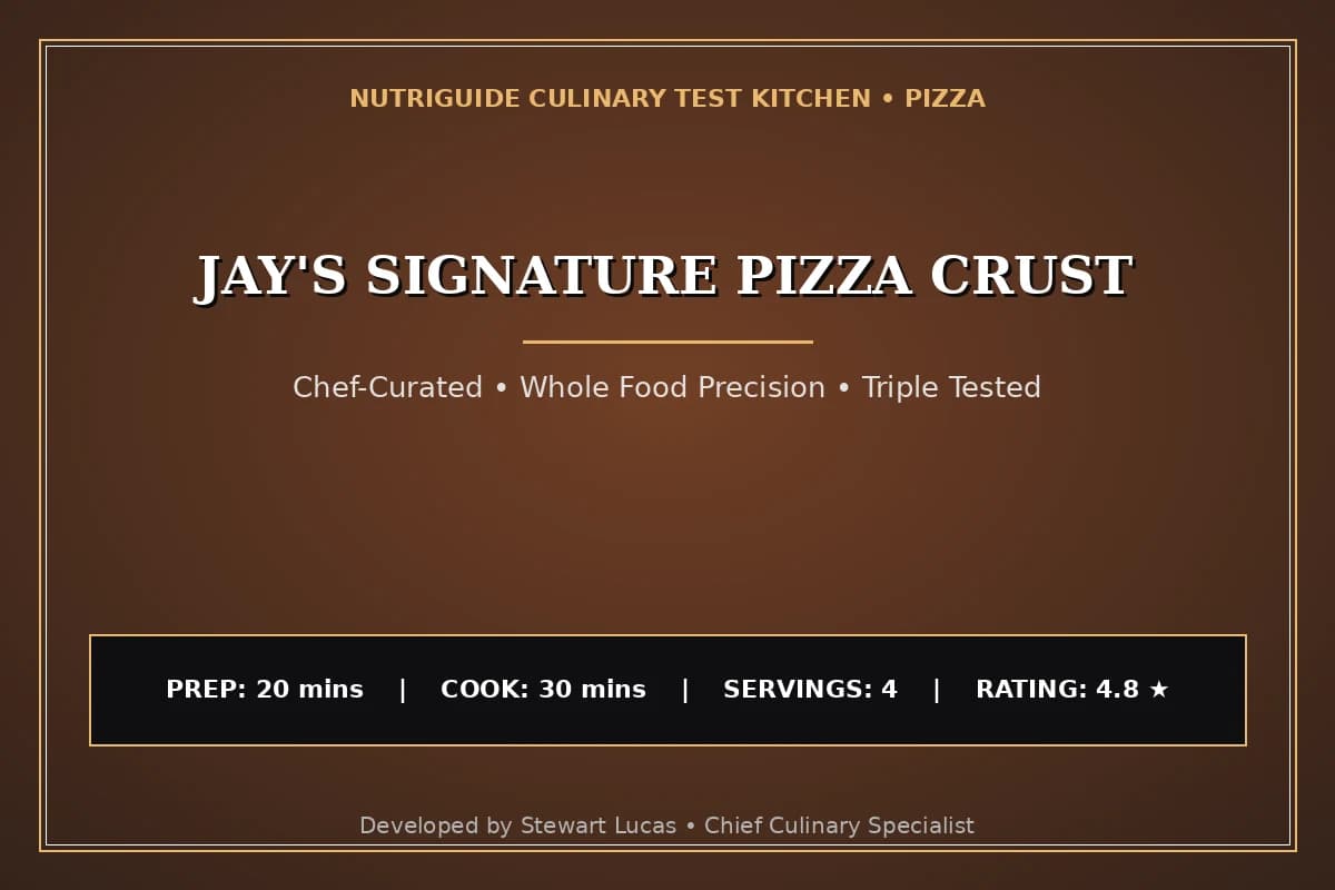 Jay'S Signature Pizza Crust