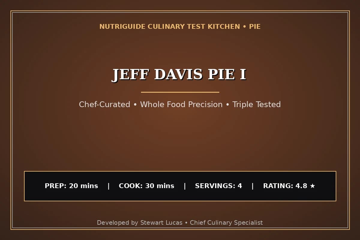Jeff Davis Pie I