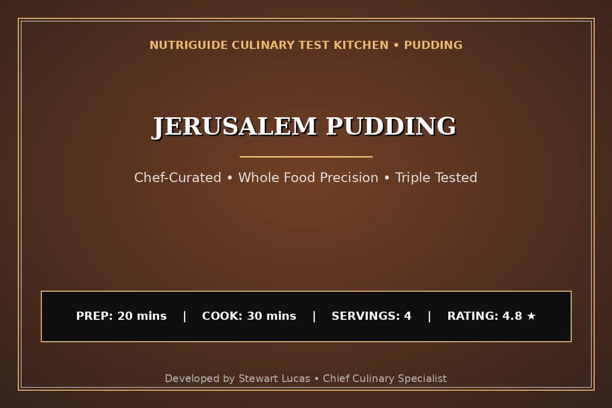 Jerusalem Pudding