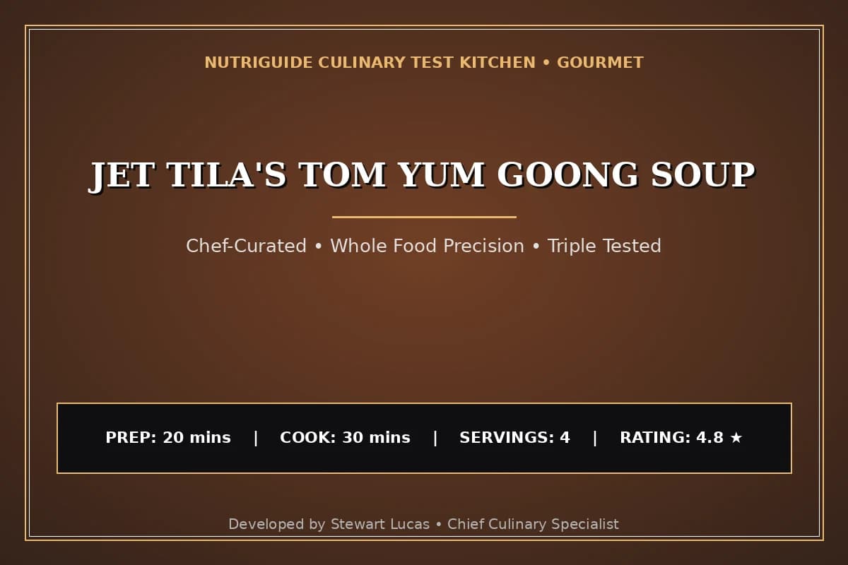 Jet Tila'S Tom Yum Goong Soup