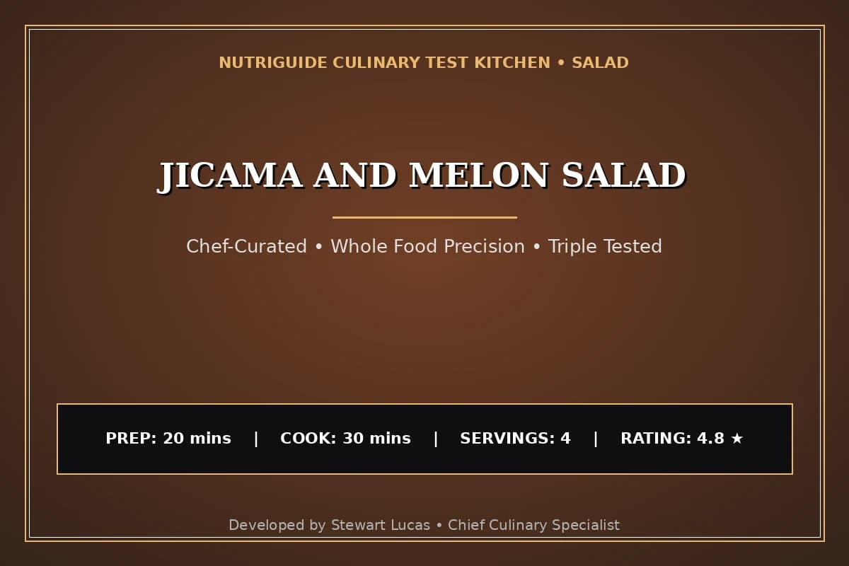 Jicama And Melon Salad
