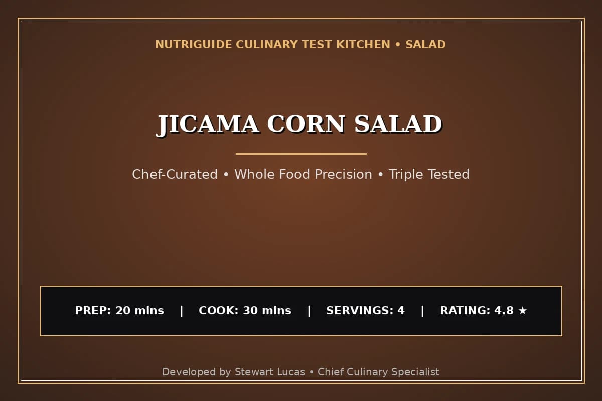 Jicama Corn Salad