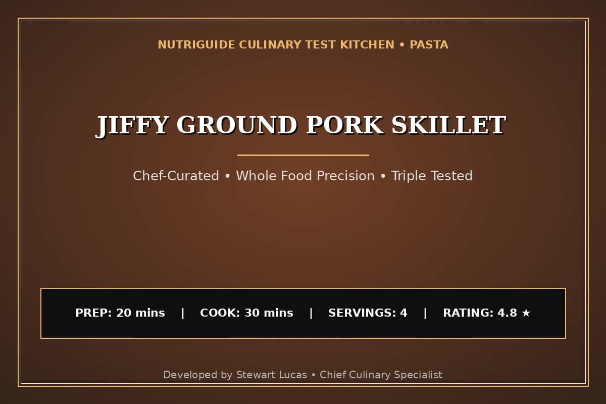 Jiffy Ground Pork Skillet