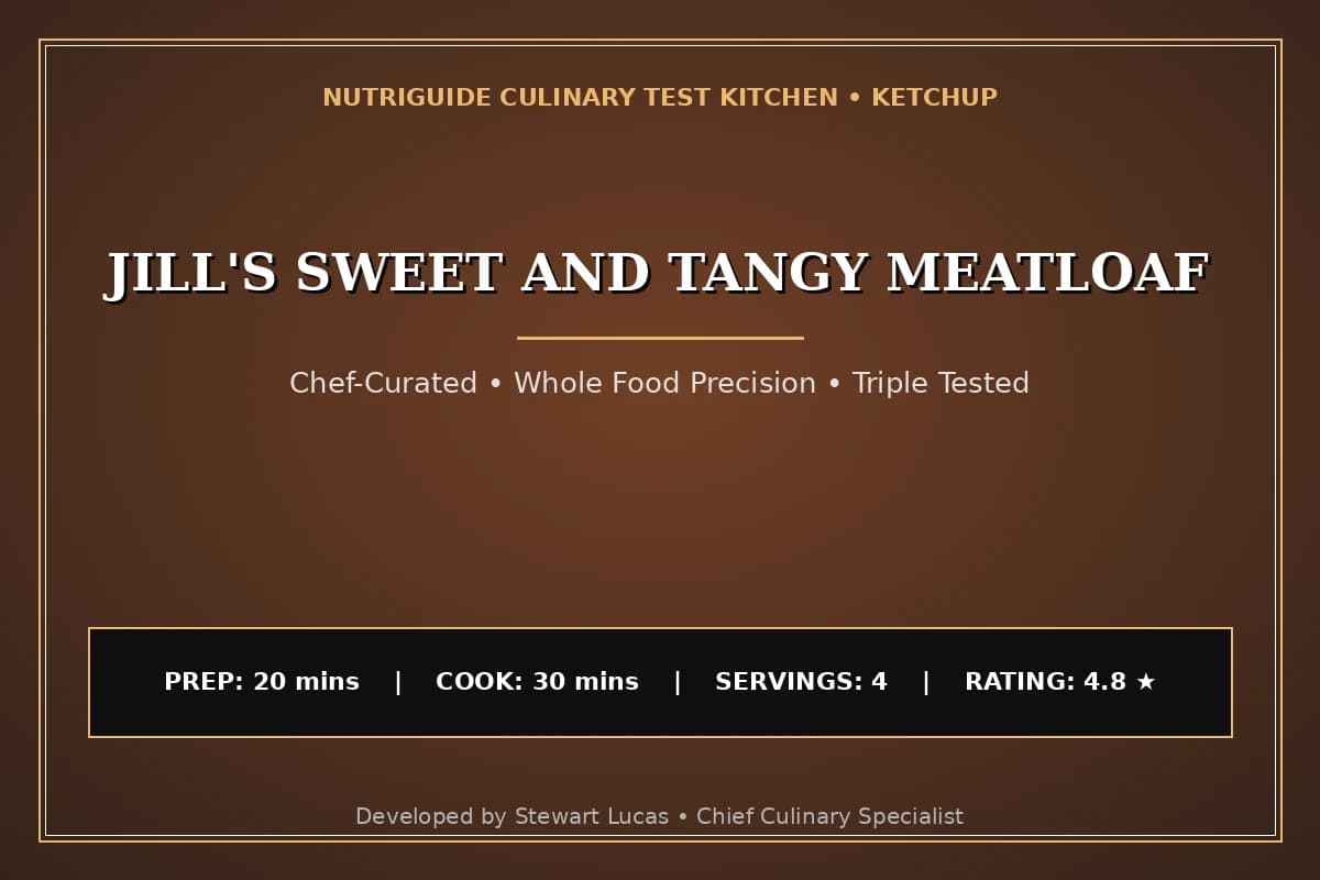 Jill'S Sweet And Tangy Meatloaf