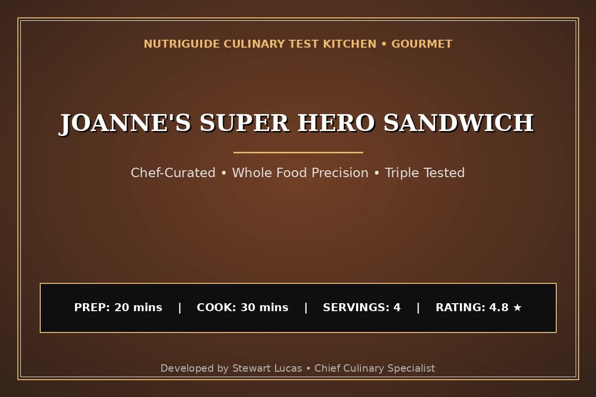 Joanne'S Super Hero Sandwich