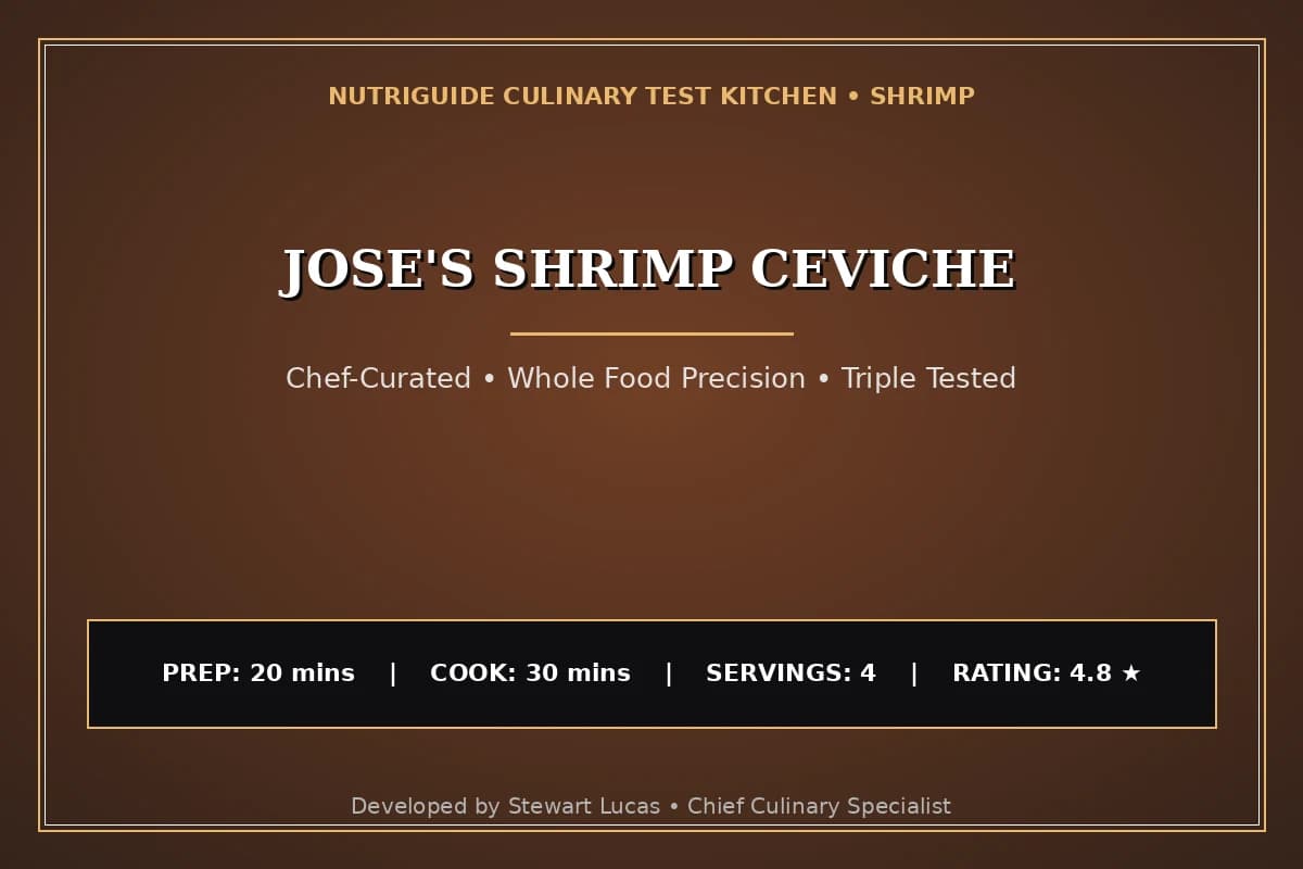 Jose'S Shrimp Ceviche