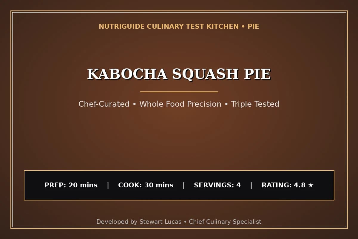 Kabocha Squash Pie