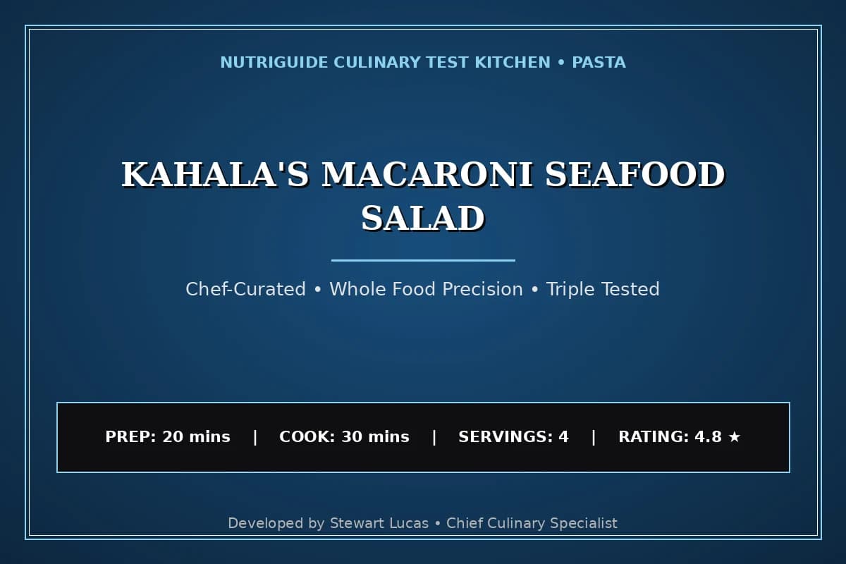 Kahala'S Macaroni Seafood Salad