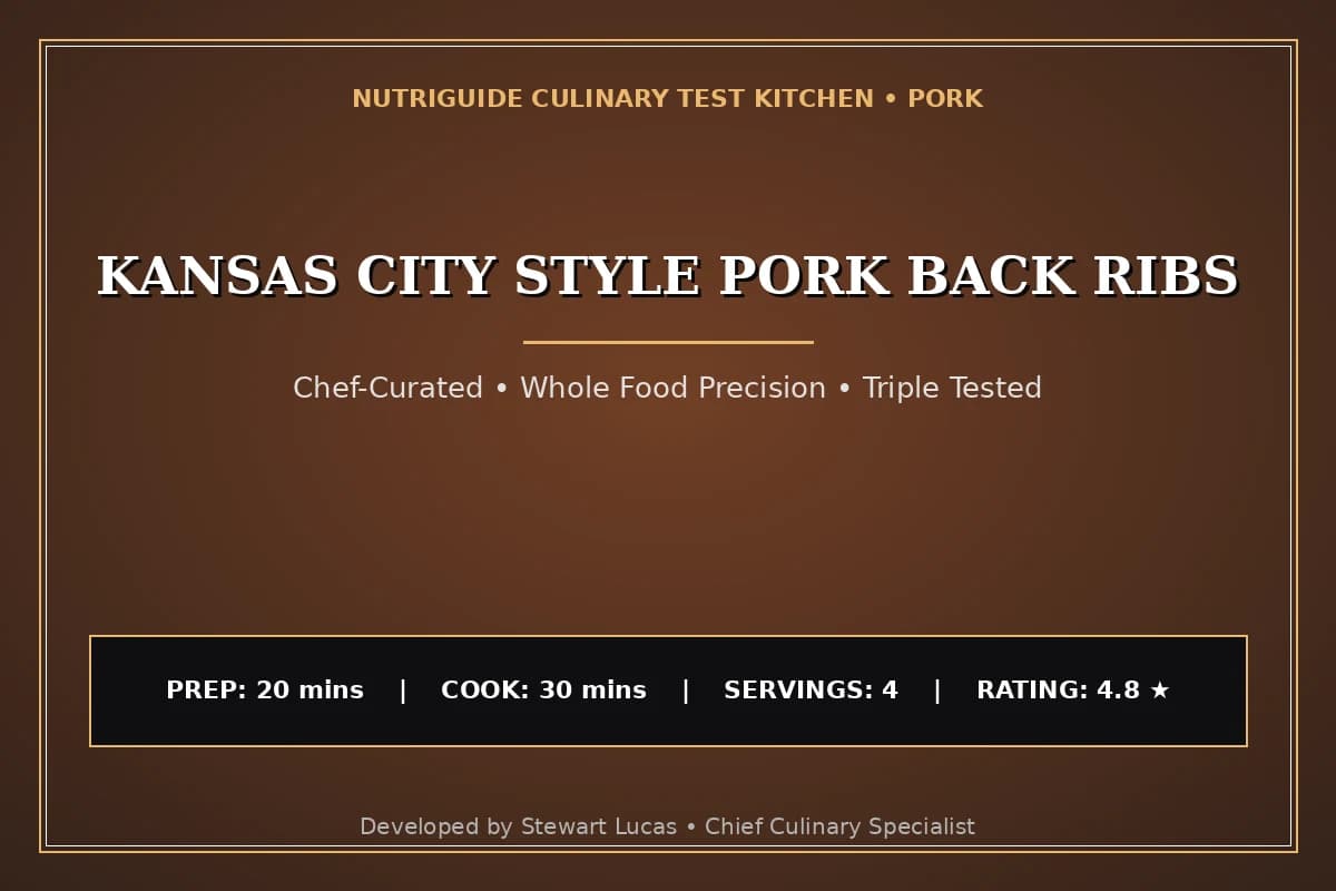 Kansas City Style Pork Back Ribs