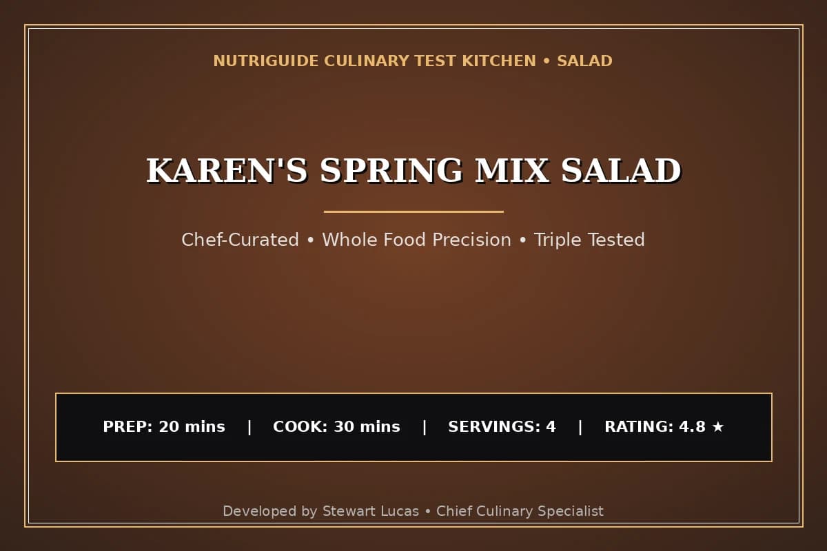 Karen'S Spring Mix Salad