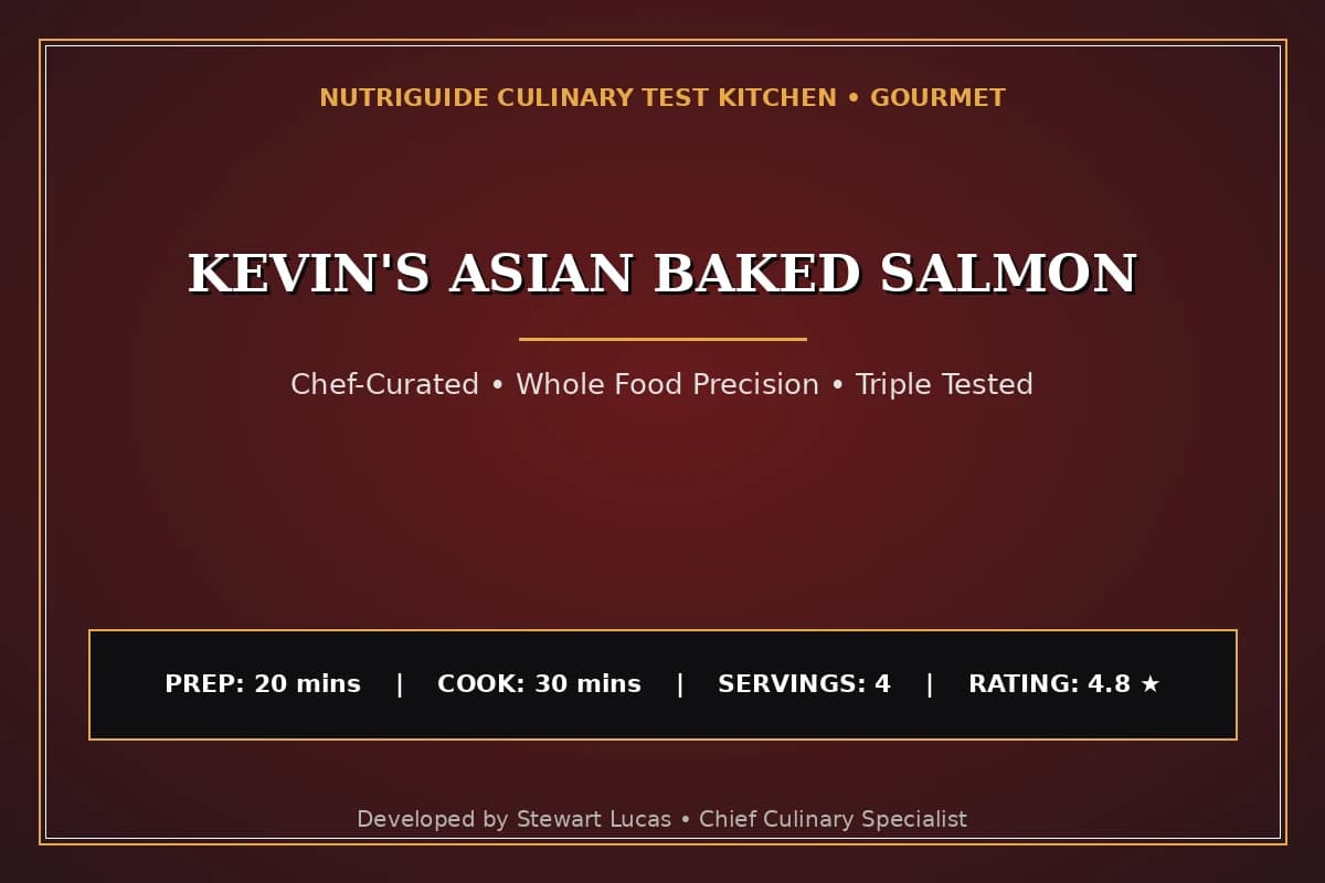 Kevin'S Asian Baked Salmon