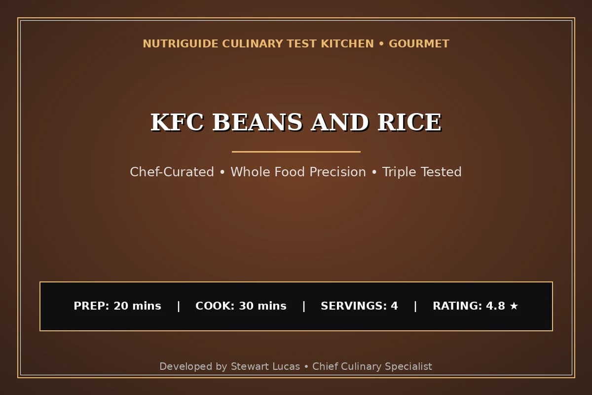 Kfc Beans And Rice