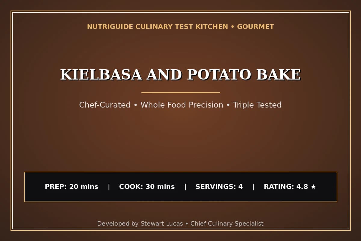 Kielbasa And Potato Bake