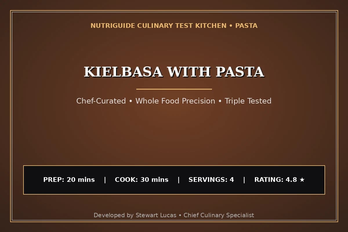 Kielbasa With Pasta