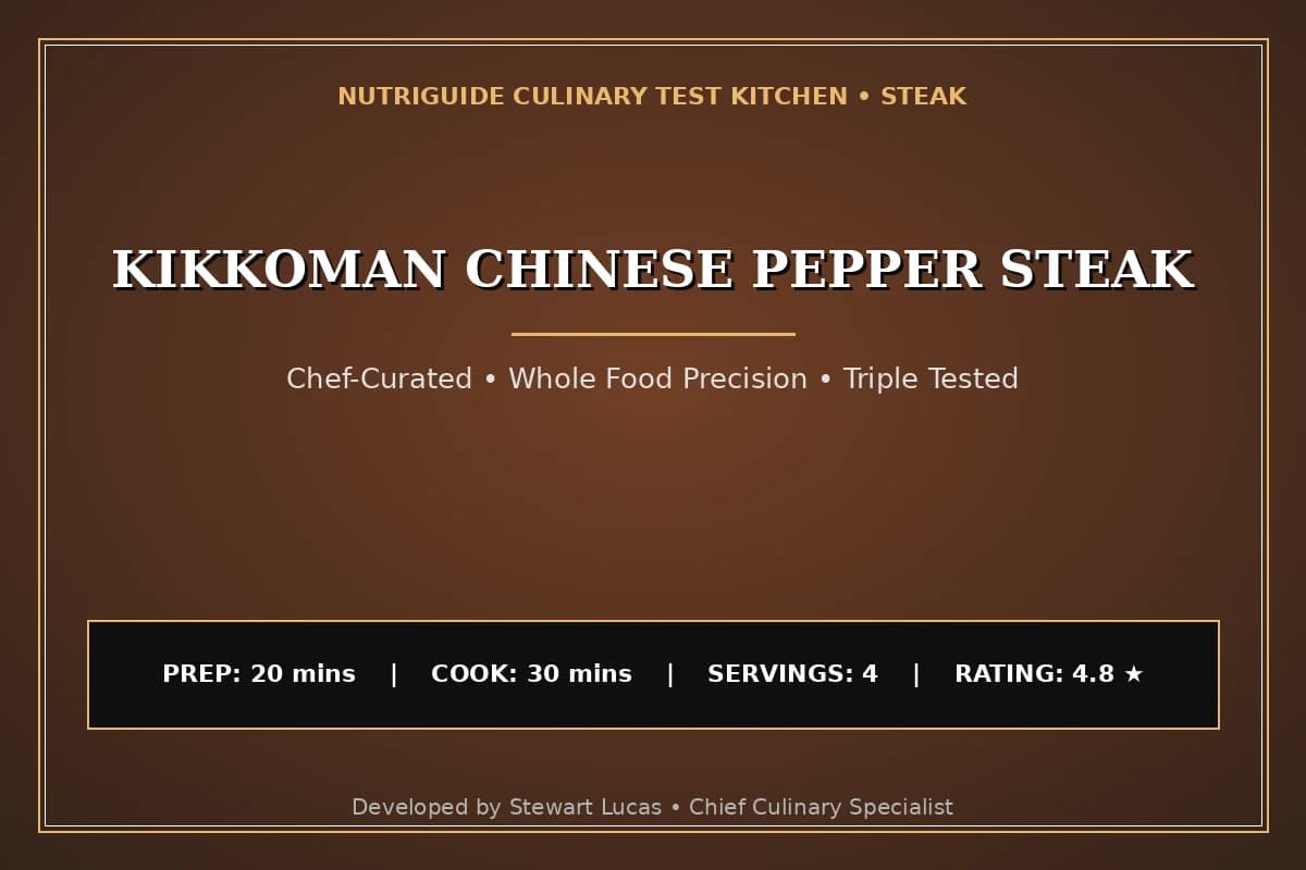 Kikkoman Chinese Pepper Steak
