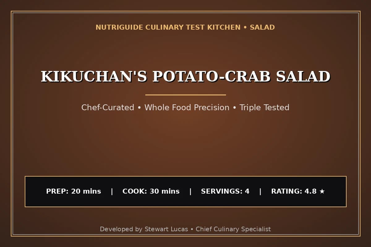 Kikuchan'S Potato-Crab Salad