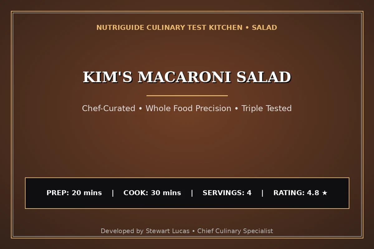 Kim'S Macaroni Salad