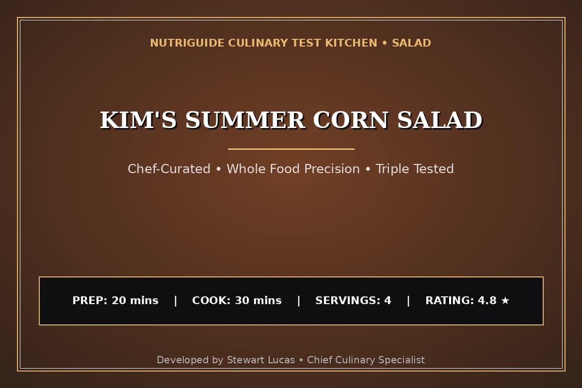 Kim'S Summer Corn Salad