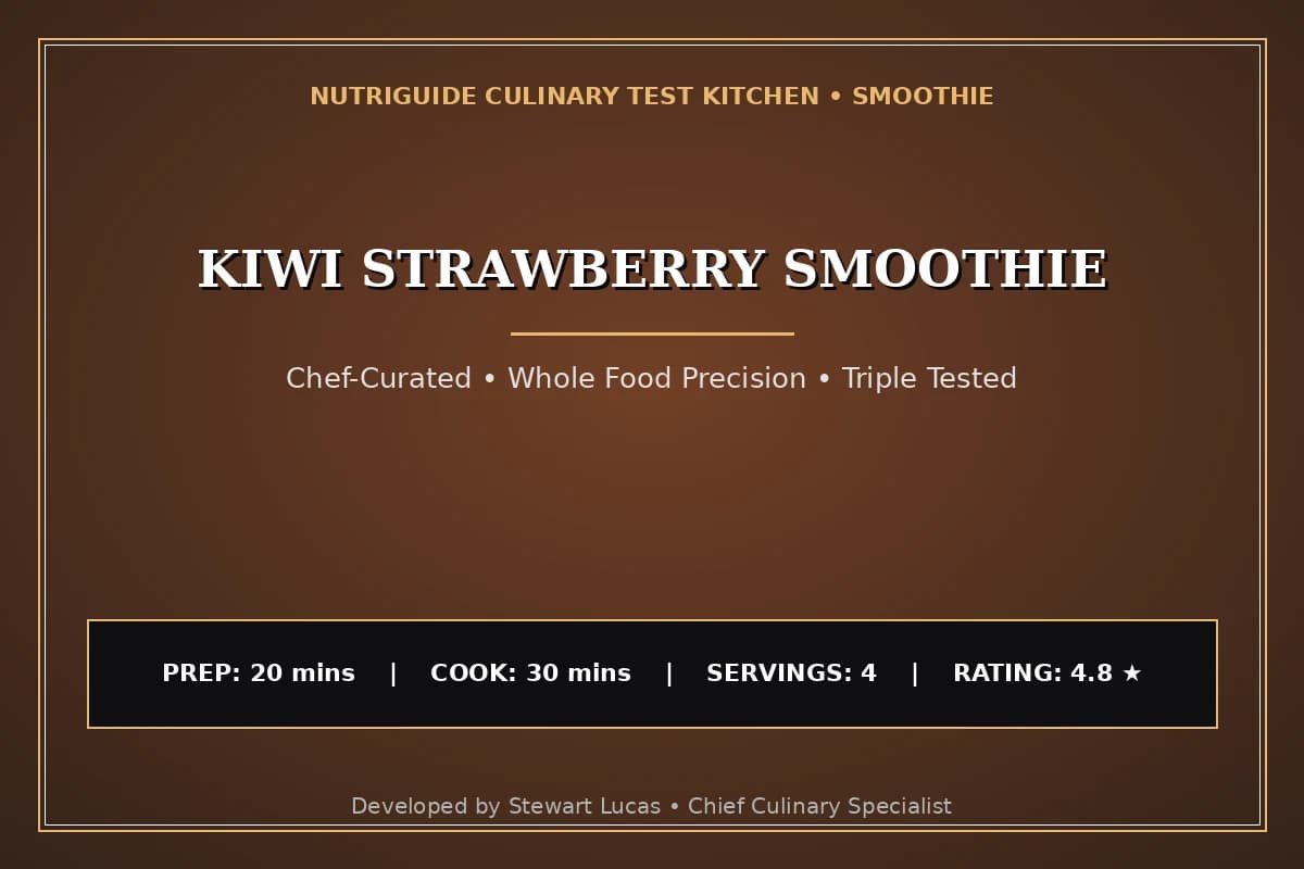 Kiwi Strawberry Smoothie