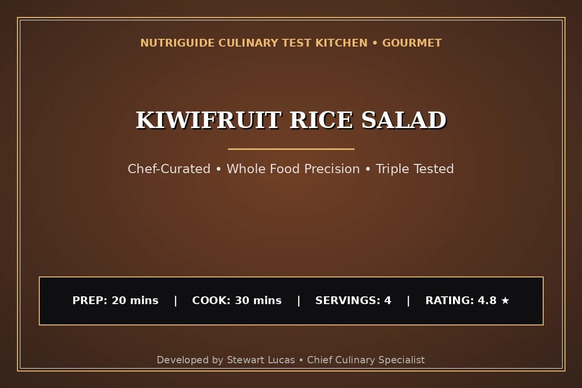 Kiwifruit Rice Salad