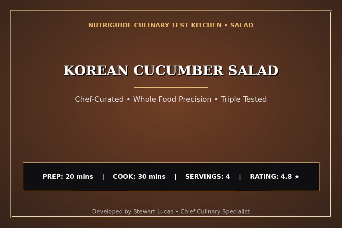 Korean Cucumber Salad