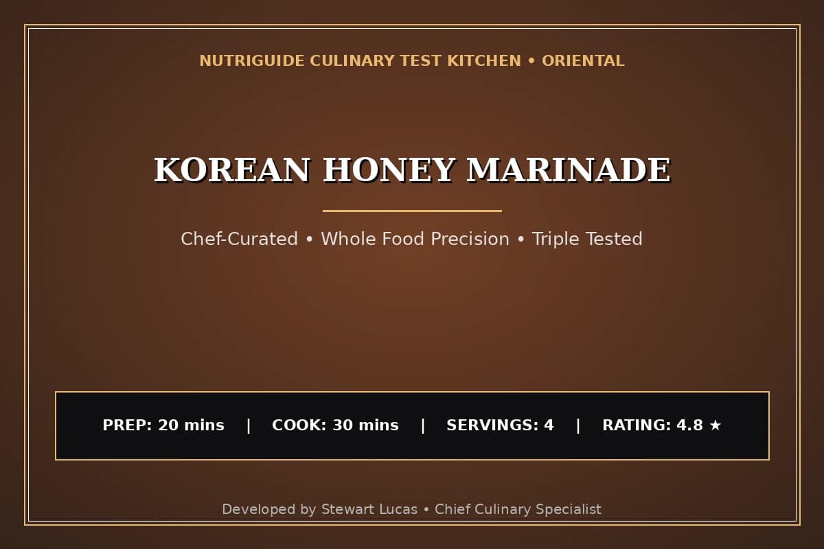 Korean Honey Marinade