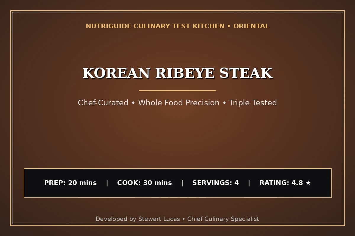 Korean Ribeye Steak