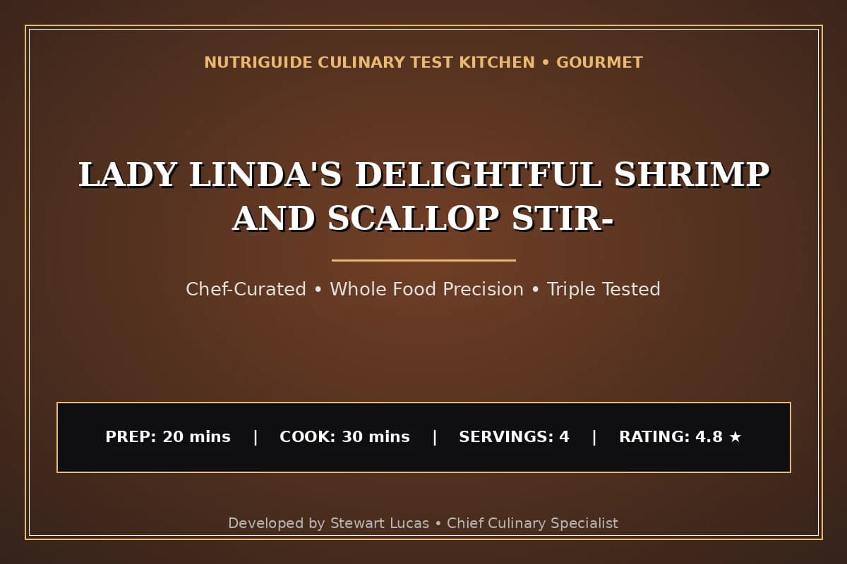 Lady Linda'S Delightful Shrimp And Scallop Stir-