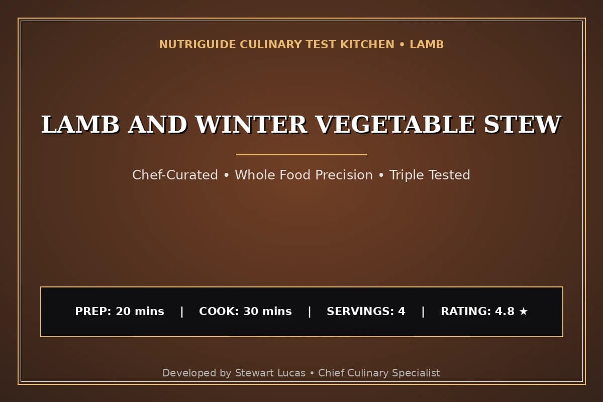 Lamb And Winter Vegetable Stew