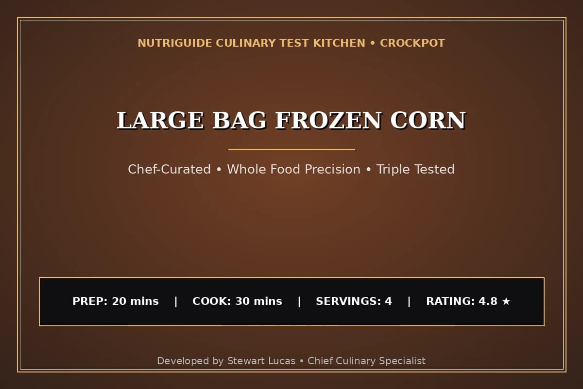 Large Bag Frozen Corn