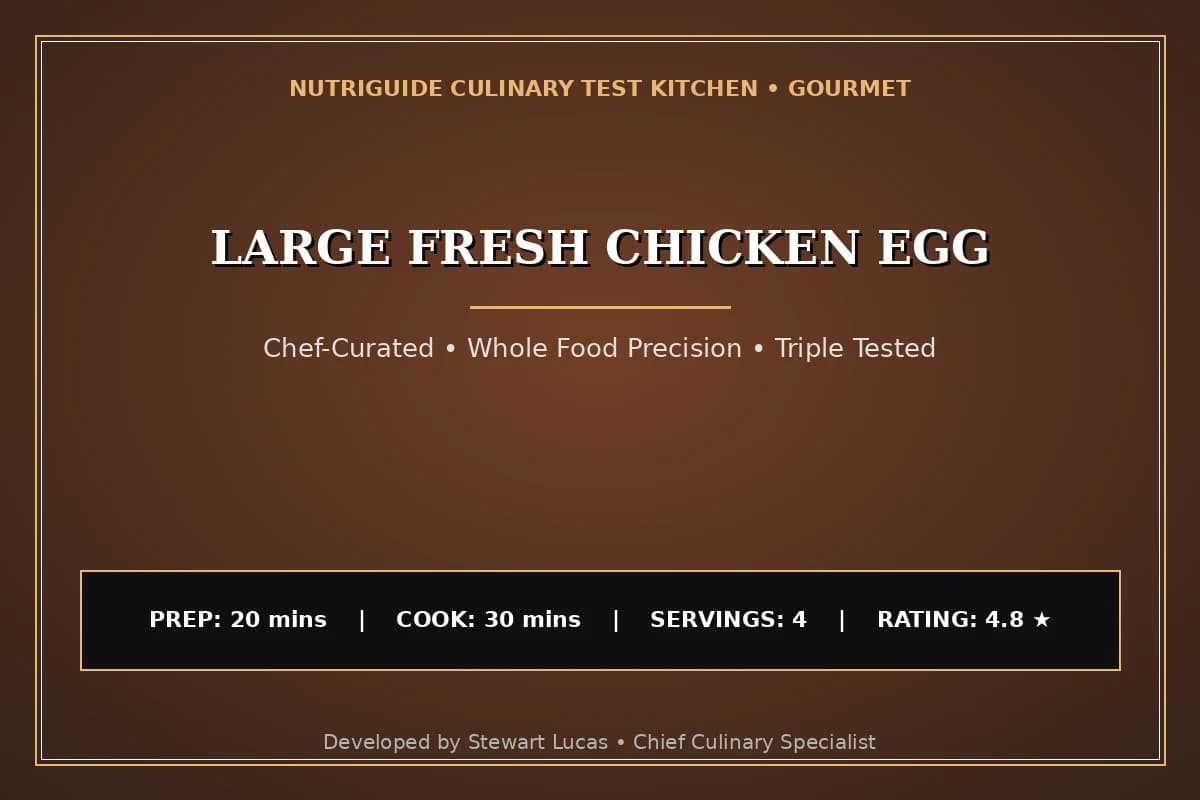 Large Fresh Chicken Egg